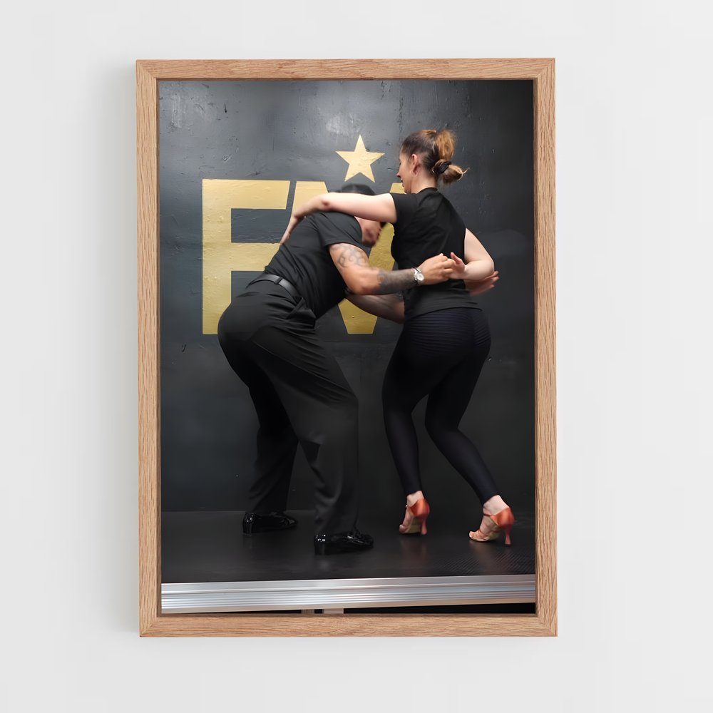 Poster Équilibre en Noir – affiche Danse (vue 4)
